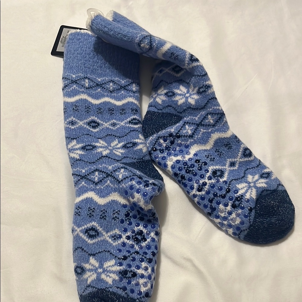 Blue Patterned Socks - Picture 3 of 3